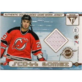 Jersey karty - Gomez Scott, Eliáš Patrik - 2001-02 Titanium Double-Sided Jerseys No.69