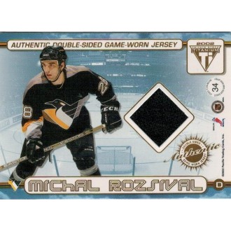 Jersey karty - Rozsíval Michal, Straka Martin - 2001-02 Titanium Double-Sided Jerseys No.34