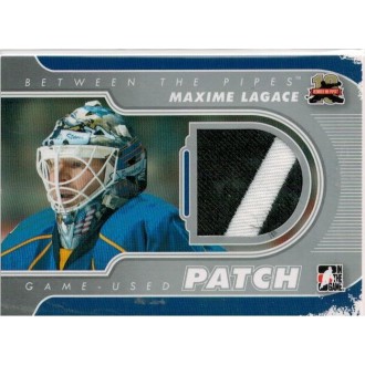 Patch karty - Legace Manny - 2011-12 Between The Pipes Jerseys Patch Silver No.M-55