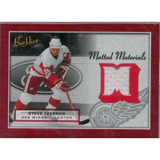 Jersey karty - Yzerman Steve - 2005-06 Beehive Matted Materials white No.MM-SY