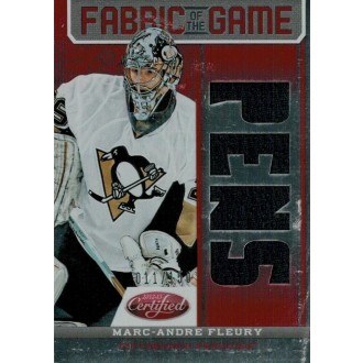 Jersey karty - Fleury Marc-Andre - 2012-13 Certified Fabric of the Game Mirror Red Jersey Team Die Cut No.FOG-MAF