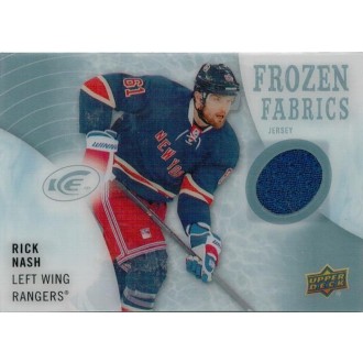 Jersey karty - Nash Rick - 2014-15 Ice Frozen Fabrics No.FZF-RN