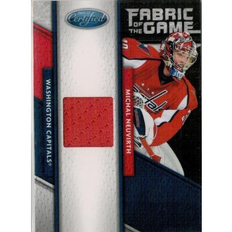 Jersey karty - Neuvirth Michal - 2011-12 Certified Fabric of the Game No.148