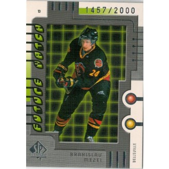 Řadové karty - Mezei Branislav - 1999-00 SP Authentic No.124