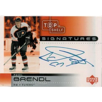 Podepsané karty - Brendl Pavel - 2002-03 Top Shelf Signatures No.PA