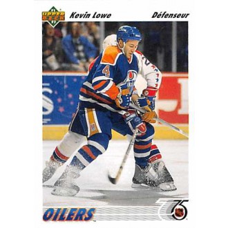 Řadové karty - Lowe Kevin - 1991-92 Upper Deck French No.186