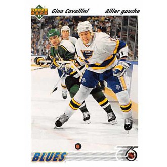 Řadové karty - Cavallini Gino - 1991-92 Upper Deck French No.187