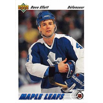Řadové karty - Ellett Dave - 1991-92 Upper Deck French No.196