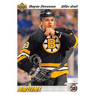 Řadové karty - Stevenson Shayne - 1991-92 Upper Deck French No.332