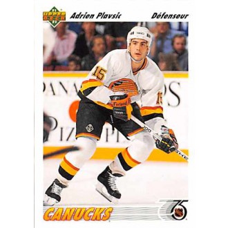 Řadové karty - Plavsic Adrien - 1991-92 Upper Deck French No.424