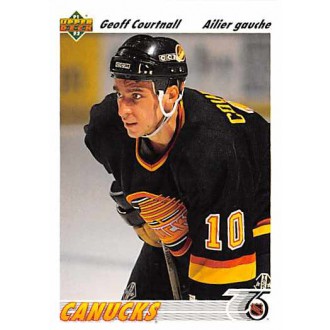 Řadové karty - Courtnall Geoff - 1991-92 Upper Deck French No.467