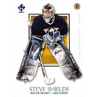 Paralelní karty - Shields Steve - 2002-03 Private Stock Reserve Blue No.9