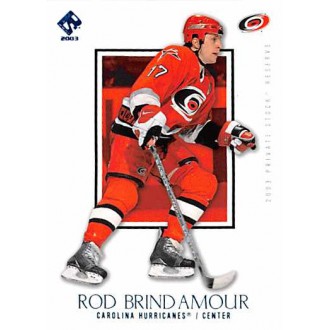 Paralelní karty - Brind´Amour Rod - 2002-03 Private Stock Reserve Blue No.15