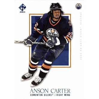 Paralelní karty - Carter Anson - 2002-03 Private Stock Reserve Blue No.38