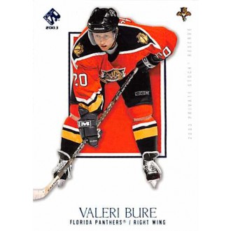 Paralelní karty - Bure Valeri - 2002-03 Private Stock Reserve Blue No.41