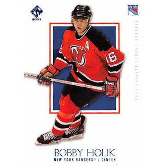Paralelní karty - Holík Bobby - 2002-03 Private Stock Reserve Blue No.67