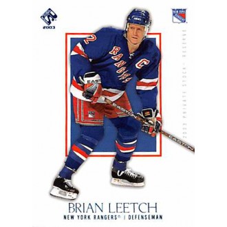 Paralelní karty - Leetch Brian - 2002-03 Private Stock Reserve Blue No.68