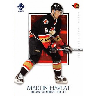Paralelní karty - Havlát Martin - 2002-03 Private Stock Reserve Blue No.72