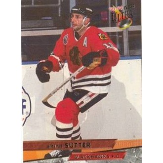 Řadové karty - Sutter Brent - 1993-94 Ultra No.206