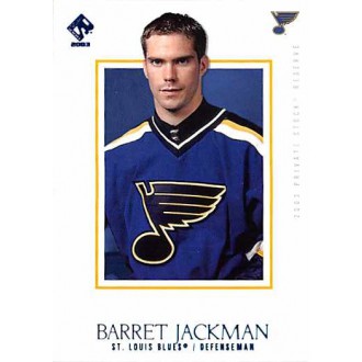 Paralelní karty - Jackman Barret - 2002-03 Private Stock Reserve Blue No.83