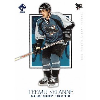 Paralelní karty - Selanne Teemu - 2002-03 Private Stock Reserve Blue No.88