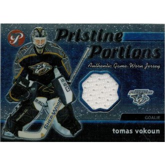 Jersey karty - Vokoun Tomáš - 2003-04 Topps Pristine Jersey Portions No.PPJ-TV
