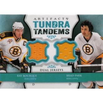 Jersey karty - Bourque Ray, Park Brad - 2013-14 Artifacts Tundra Tandems Jerseys Blue No.TT-BP