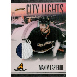 Jersey karty - Lapierre Maxim - 2010-11 Pinnacle City Lights Materials Prime No.63