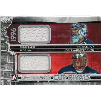 Jersey karty - Roy Patrick, Vanbiesbrouck John - 2013-14 ITG Lord Stanleys Mug Cup Rivals Jerseys No.CRI-07