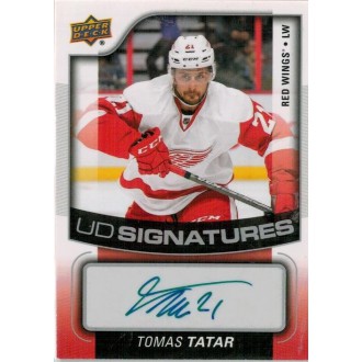 Podepsané karty - Tatár Tomáš - 2015-16 Upper Deck Signatures No.UDS-TT