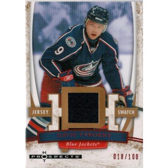 Jersey karty - Výborný David - 2007-08 Hot Prospects Red Hot No.23