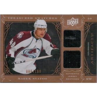 Jersey karty - Svatoš Marek - 2009-10 Artifacts Treasured Swatches No.TS-SV