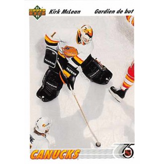 Řadové karty - McLean Kirk - 1991-92 Upper Deck French No.191