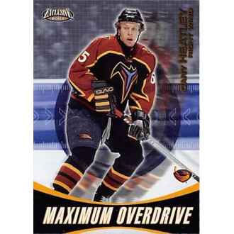 Insertní karty - Heatley Dany - 2002-03 Exclusive Maximum Overdrive No.2