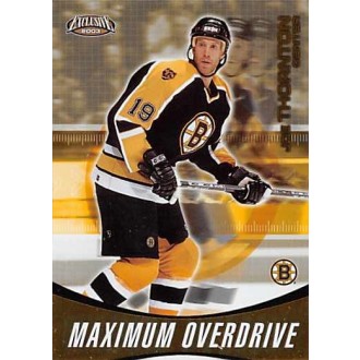 Insertní karty - Thornton Joe - 2002-03 Exclusive Maximum Overdrive No.4