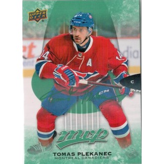 Paralelní karty - Plekanec Tomáš - 2016-17 MVP Green Script No.194