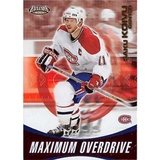 Insertní karty - Koivu Saku - 2002-03 Exclusive Maximum Overdrive No.11
