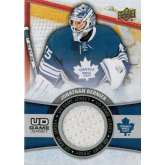 Jersey karty - Bernier Jonathan - 2015-16 Upper Deck Game Jerseys white No.GJ-JB