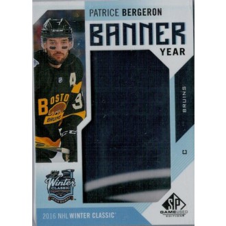 Jersey karty - Bergeron Patrice - 2016-17 SP Game Used Banner Year Winter Classic No.BWC-PB