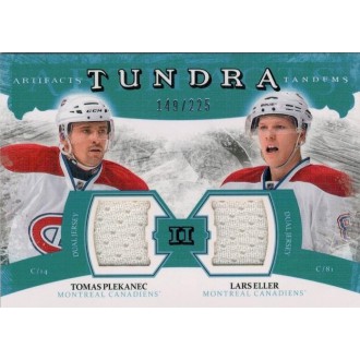 Jersey karty - Plekanec Tomáš, Eller Lars - 2011-12 Artifacts Tundra Tandems Jerseys Blue No.TT2-PE