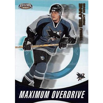 Insertní karty - Selanne Teemu - 2002-03 Exclusive Maximum Overdrive No.17