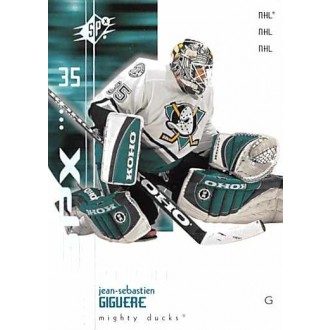 Řadové karty - Giguere Jean-Sebastien - 2002-03 SPx No.2