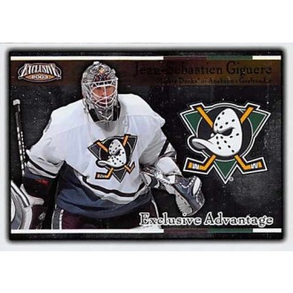 Insertní karty - Giguere Jean-Sebastien - 2002-03 Exclusive Advantage No.1