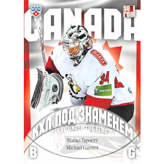 Karty KHL - Garnett Michael - 2013-14 Sereal KHL Under The Flag No.WCH-010