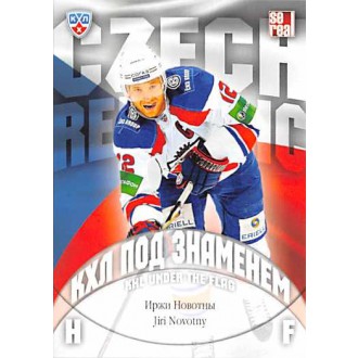 Karty KHL - Novotný Jiří - 2013-14 Sereal KHL Under The Flag No.WCH-019