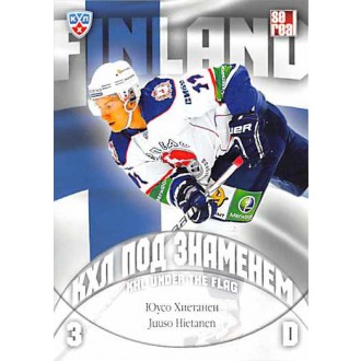 Karty KHL - Hietanen Juuso - 2013-14 Sereal KHL Under The Flag No.WCH-022