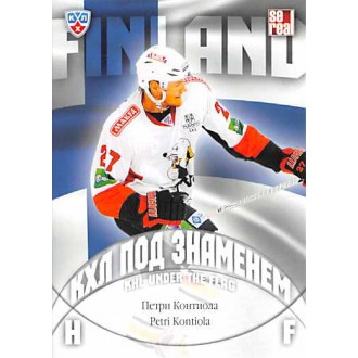 Karty KHL - Kontiola Petri - 2013-14 Sereal KHL Under The Flag No.WCH-024