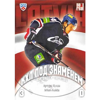 Karty KHL - Kulda Arturs - 2013-14 Sereal KHL Under The Flag No.WCH-032