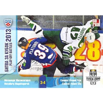 Karty KHL - Metallurg Magnitogorsk VS Salavat Yulaev Ufa - 2013-14 Sereal Play-Off Battles 2013 No.POB-024