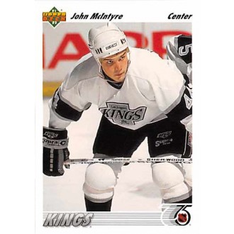 Řadové karty - McIntyre John - 1991-92 Upper Deck No.218